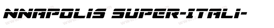 nnapolis Super-Itali字体转换